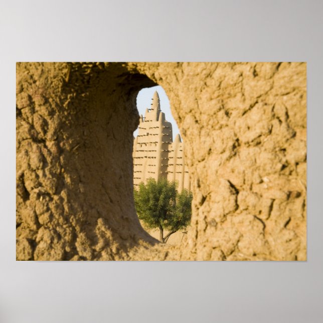 Mali, Djenne. Grand Mosque 2 Poster (Framsidan)