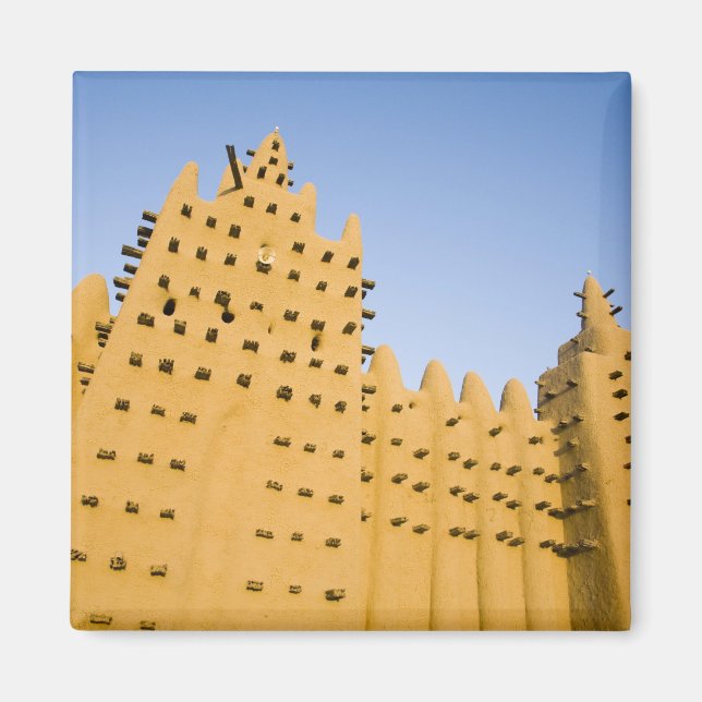 Mali, Djenne. Grand Mosque Magnet (Framsidan)
