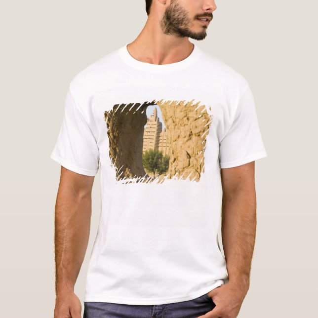 Mali, Djenne. Stora moskén 2 Tee Shirt (Framsida)