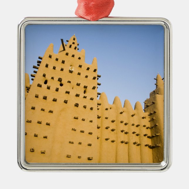 Mali, Djenne. Stora moskén Julgransprydnad Metall (Framsidan)