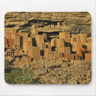 MALI, Dogonland. Traditionell Tellem malisk Musmatta