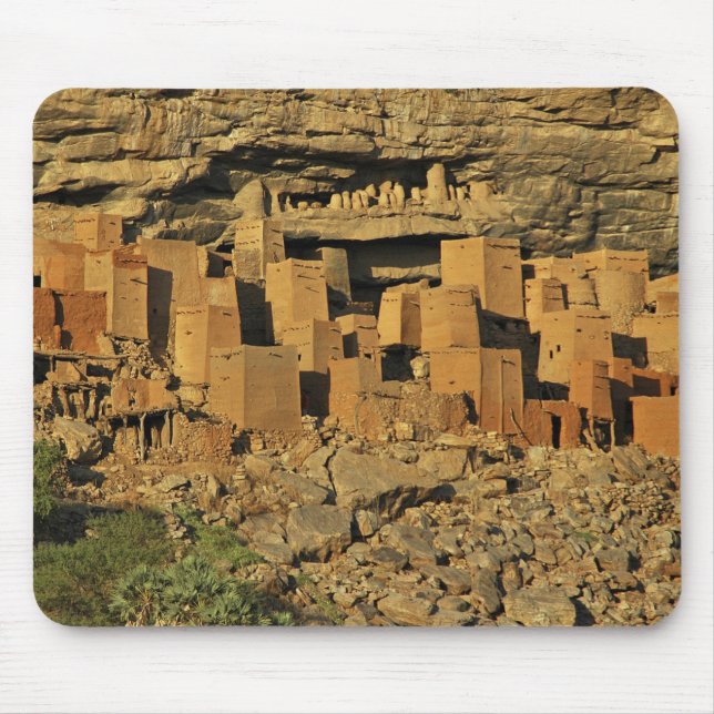 MALI, Dogonland. Traditionell Tellem malisk Musmatta (Framsidan)