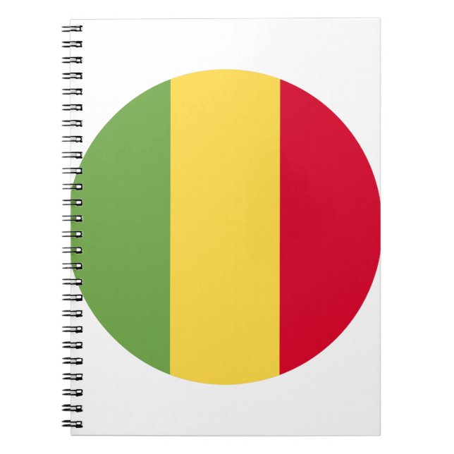 Mali Flagga Anteckningsbok (Framsidan)