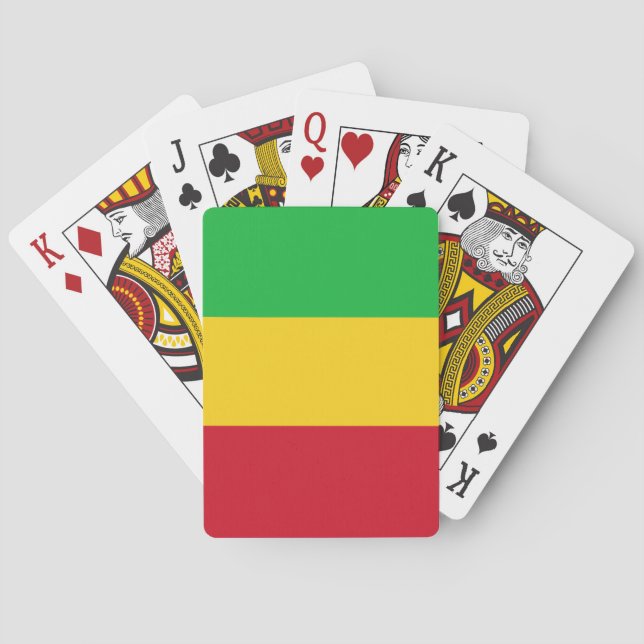 Mali Flagga Casinokort (Baksidan)