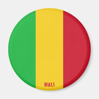 Mali Flagga Charming Patriotic Magnet
