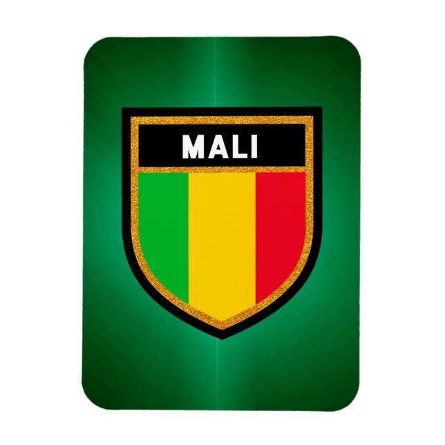 Mali Flagga Magnet (Vertikal)
