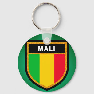Mali Flagga Nyckelring