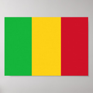 Mali Flagga Poster