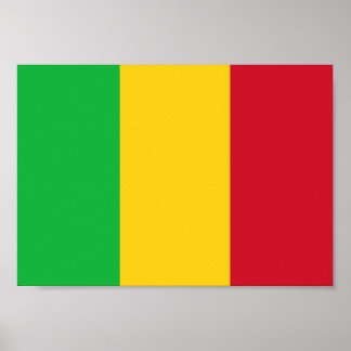 Mali Flagga Poster