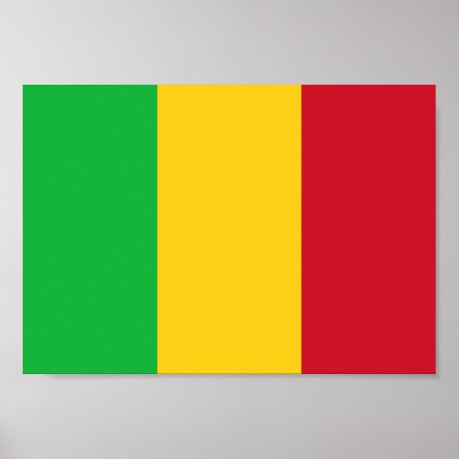 Mali Flagga Poster (Framsidan)