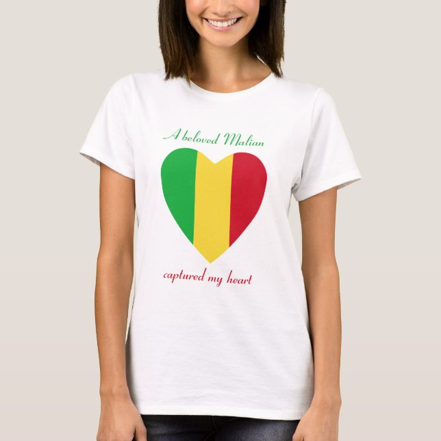 Mali Flagga Sötnos T-Shirt (Framsida)