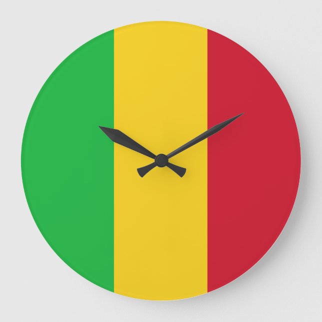 Mali Flagga Stor Klocka (Framsida)