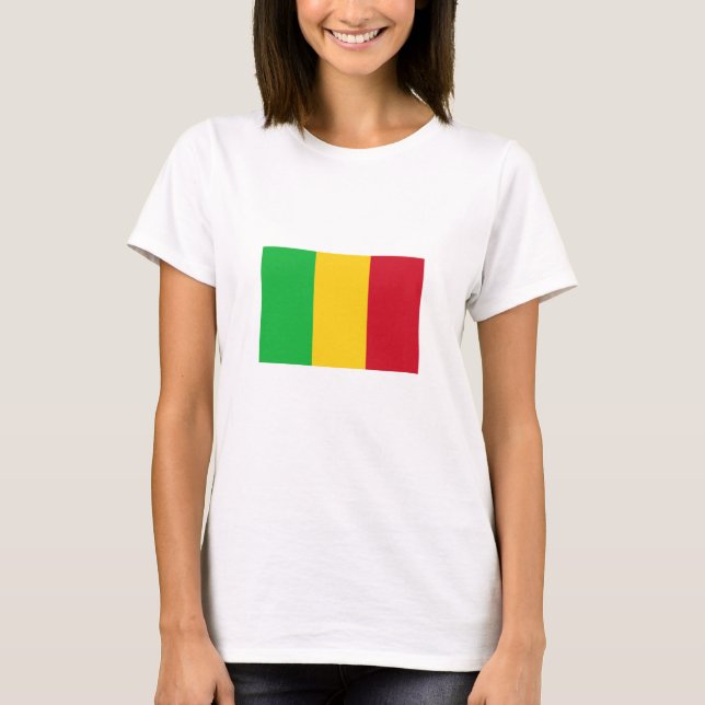 Mali Flagga T Shirt (Framsida)