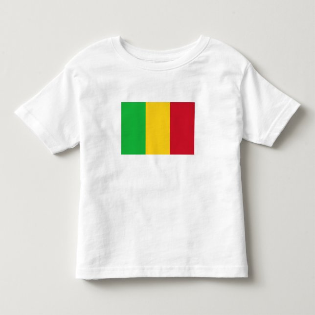 Mali Flagga T Shirt (Framsida)