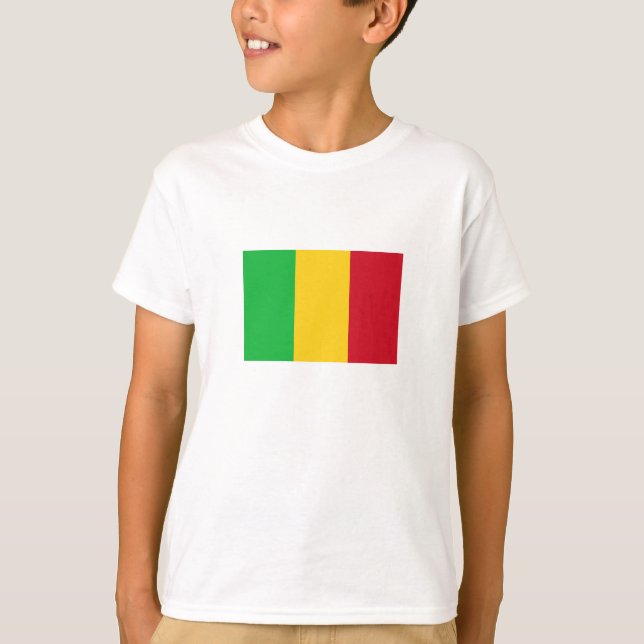 Mali Flagga T Shirt (Framsida)