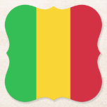 Mali Flagga Underlägg Papper<br><div class="desc">Anpassade World Flagga Products ( i världen) - Lägg gärna till din egen text.</div>