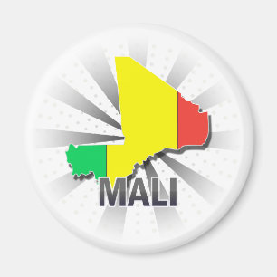 Mali flaggakarta 2,0 magnet