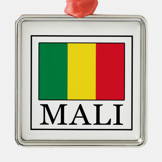 Mali Julgransprydnad Metall (Framsidan)