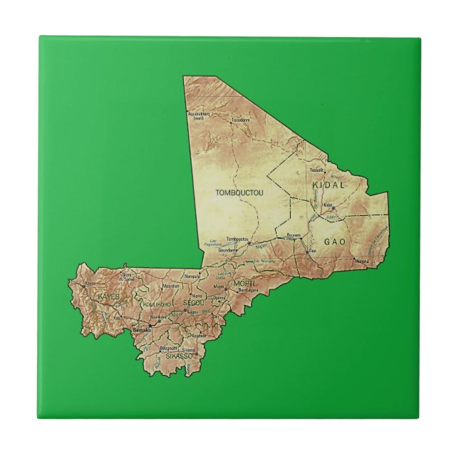 Mali kartplattor kakelplatta (Framsidan)