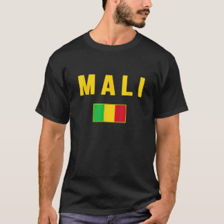 Mali Malian Flagga T Shirt