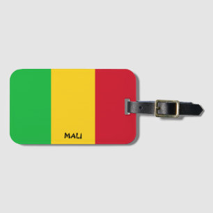 Mali National Flagga Patriotic Bagagebricka