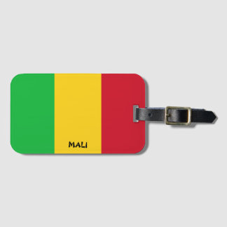 Mali National Flagga Patriotic Bagagebricka