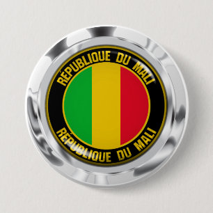 Mali Round Emblem Knapp