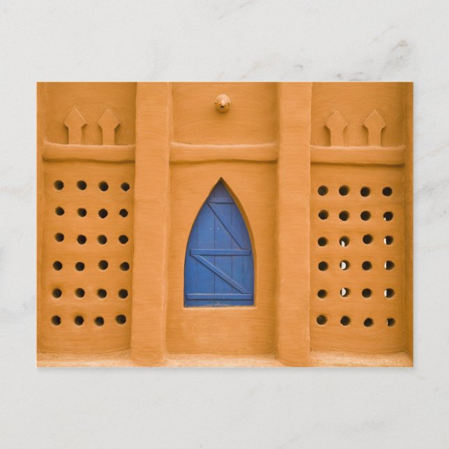 Mali, Segou. Traditionell byggnad av tegelsten ler Vykort (Framsida)