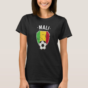 Mali Soccer Mali Flagga Football Malian Pride Root T Shirt