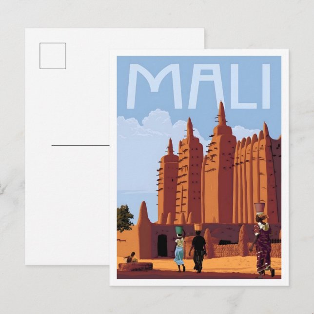 Mali Vintage Resor  Vykort (Fram/baksida)