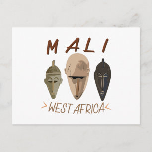 Mali Wesr afrika Vykort