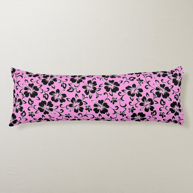 Malia Hibiscus Hawaiian Pareau Skriv ut Kroppskudde (Framsidan)