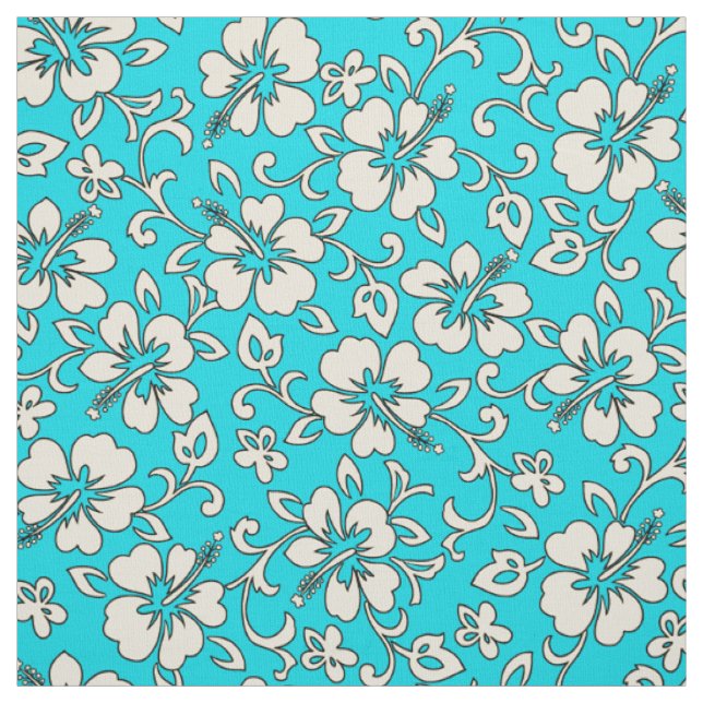 Malia Hibiscus Hawaiian Pareau Skriv ut Tyg (Provkarta)