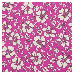 Malia Hibiscus Hawaiian Pareau Skriv ut Tyg