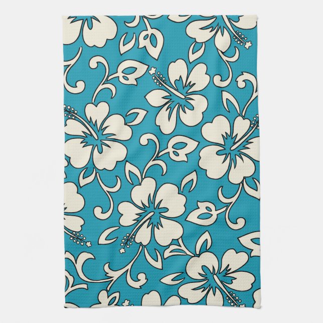 Malia Hibiscus Hawaiianska kökshanddukar (Vertikal)