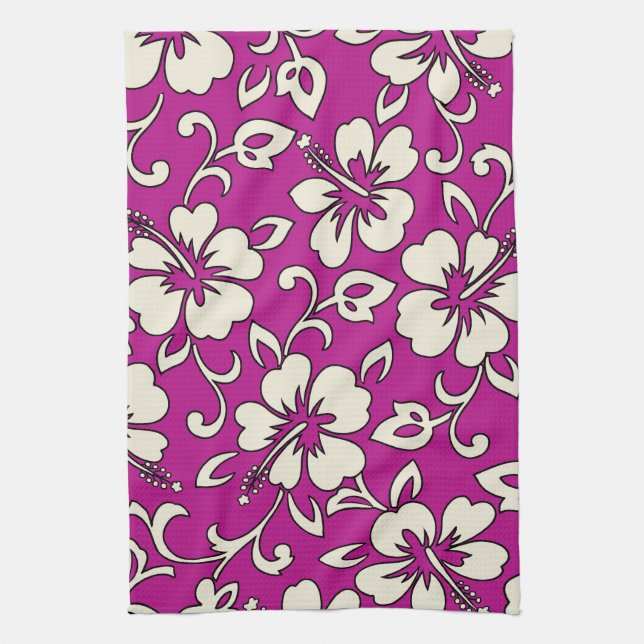 Malia Hibiscus Hawaiianska kökshanddukar (Vertikal)