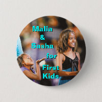 Malia och Sasha Obama för första ungar knäppas
