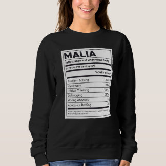 Malia Problem med näringsinformation T Shirt