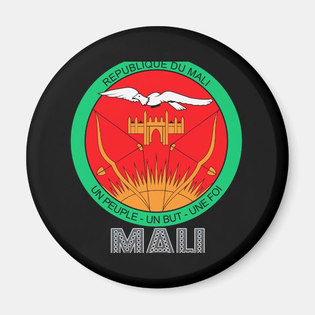 Malian Emblem Magnet (Framsidan)