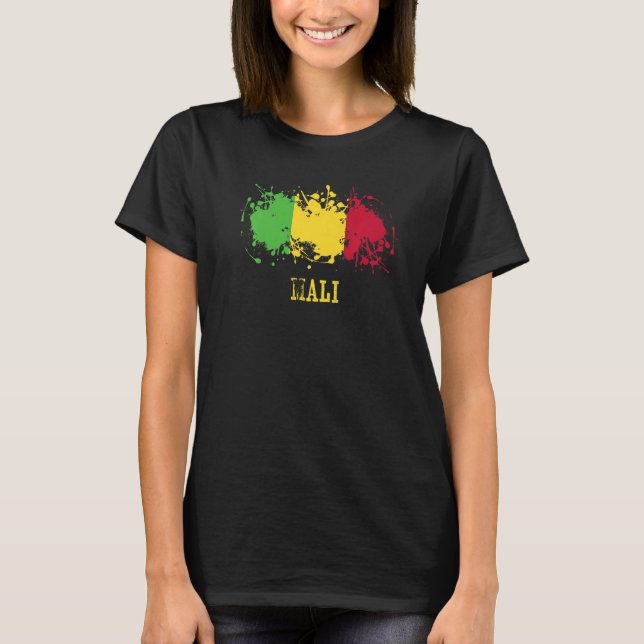 Malian enthusiasts for Mali and Mali T Shirt (Framsida)