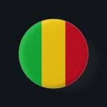 Malian Flagga, Flagga Mali Knapp<br><div class="desc">Malian Flagga,  Flagga av Mali-knapp/bricka av Världs flaggor United.</div>