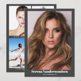 Malibu 5-modellkombinationskort | Dubbla sida vid  Inbjudningar