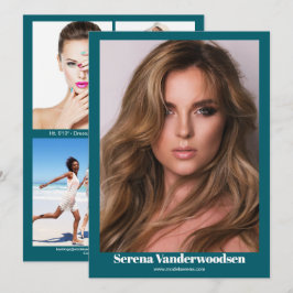 Malibu 5-modellkombinationskort | Dubbla sida vid  Inbjudningar