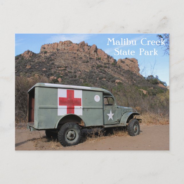 Malibu Bäck State Park Postcard! Vykort (Framsida)