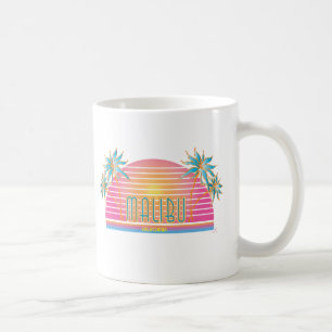 Malibu, CA Handflatan Träd, Graphic, Coola Kaffemugg