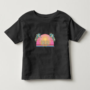 Malibu CA-sol, grafisk småbarnT-tröja för palmt T Shirt