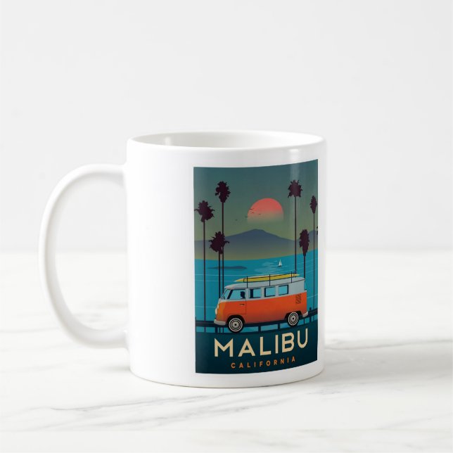 Malibu California Coffee Mugg (Vänster)