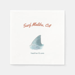 Malibu California Personligt bröllp Pappersservett