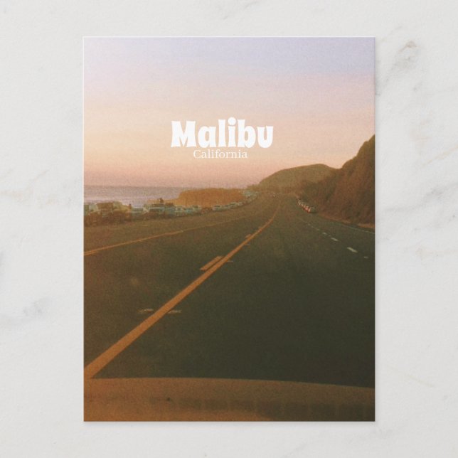 Malibu, California Road Trip  Vykort (Framsida)
