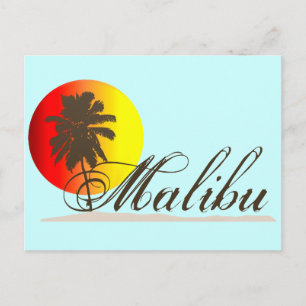 Malibu California Souvenir Vykort